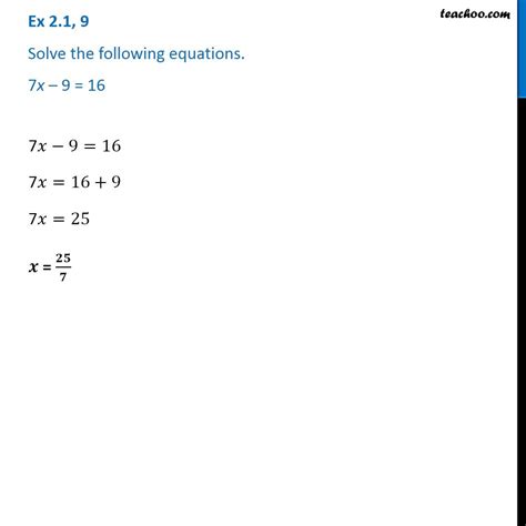 1/9|Solve 1/9 